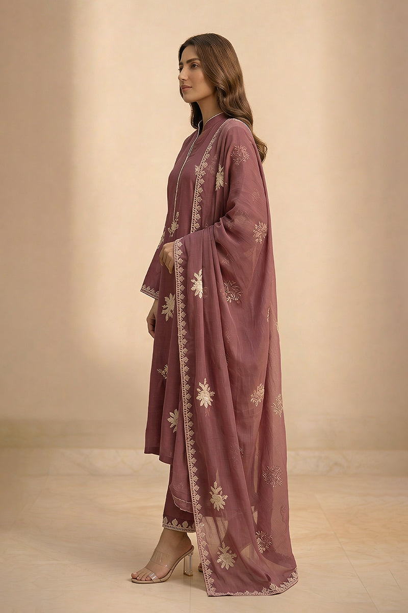 Mauve Rose Dupatta