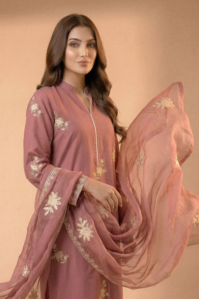 Mauve Rose Dupatta